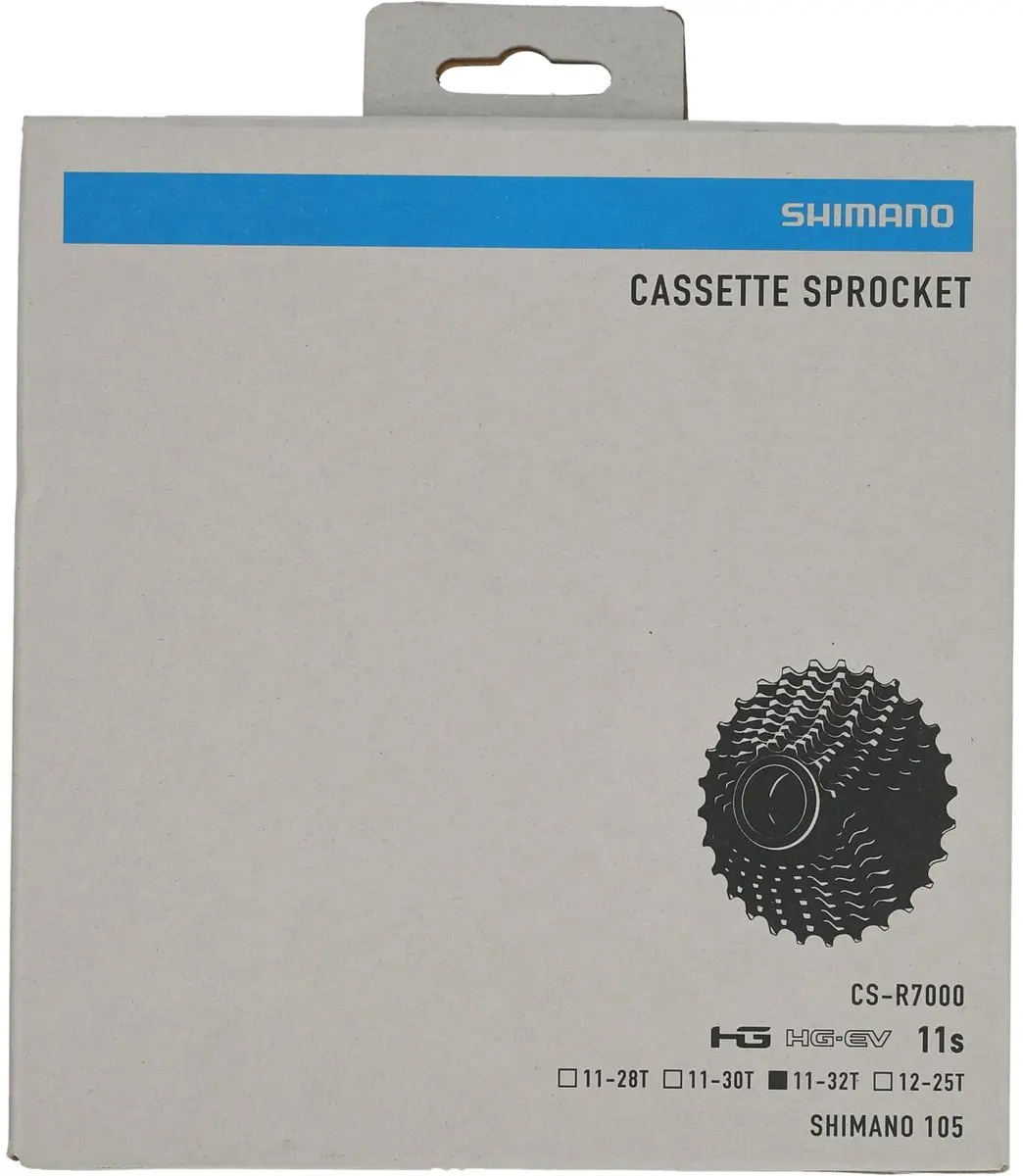 Shimano 105 CS-R7000 11-Speed Cassette 11-32 - Zilver