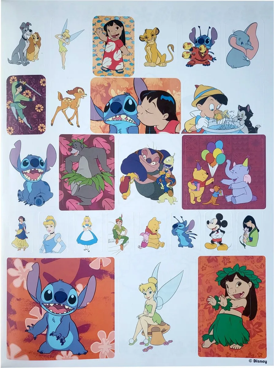 Disney Lilo & Stitch Megacolor Kleurboek - 125 Platen - Rood