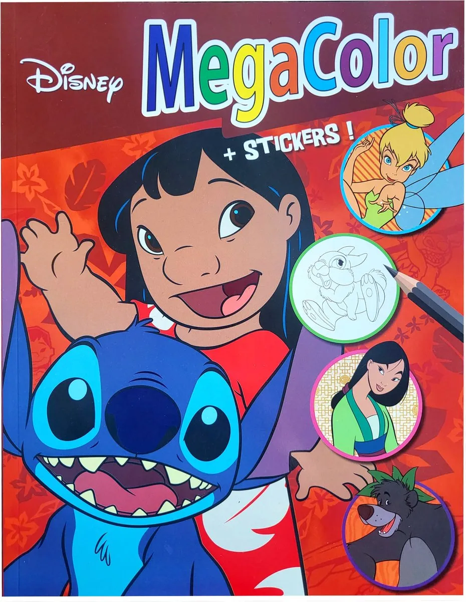 Disney Lilo & Stitch Megacolor Kleurboek