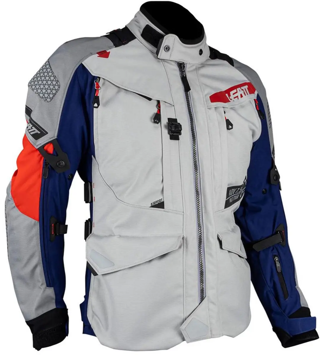 Leatt ADV MultiTour 7.5 Waterdichte Textieljas - L - Blauw/Grijs/Rood - afbeelding 6 van 6