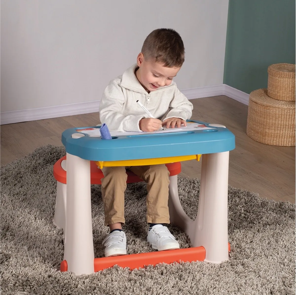 Smoby Tekenbureau Multicolor - afbeelding 6 van 6