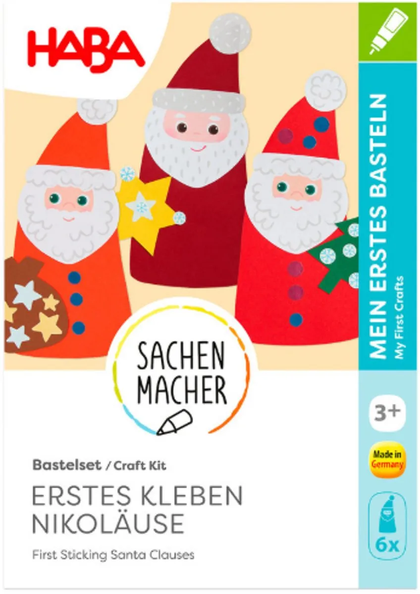 Haba Knutselpakket Eerste Plakken Kerstfiguren