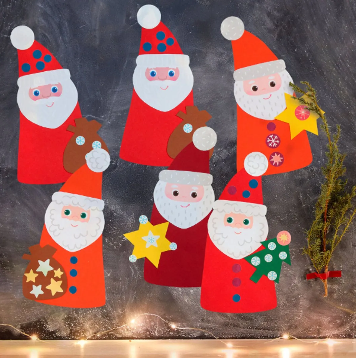 Haba Knutselpakket Eerste Plakken Kerstfiguren - Multicolor