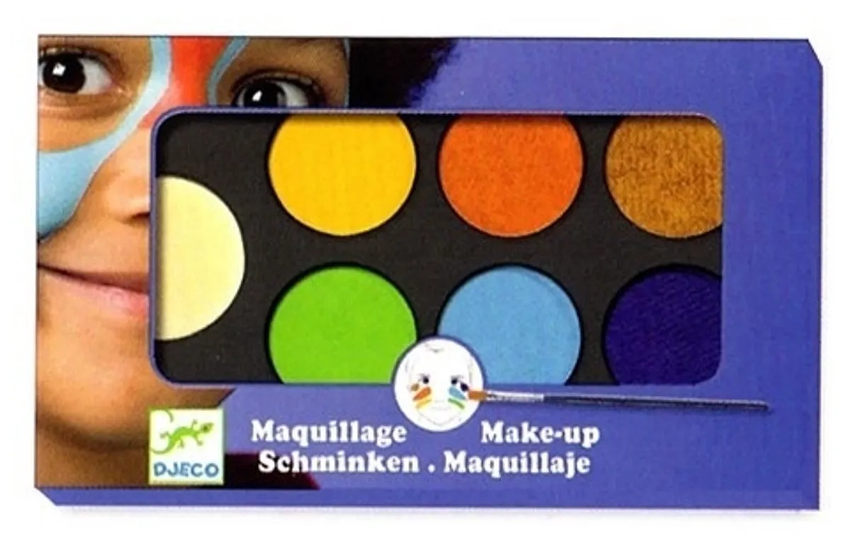 Djeco Schmink Make-up Set 6 Kleuren - Multicolor