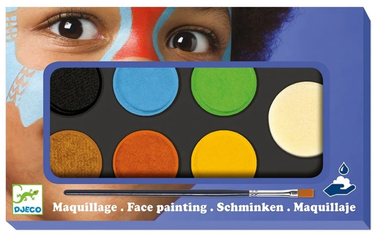 Djeco Schmink Make-up Set 6 Kleuren - Multicolor