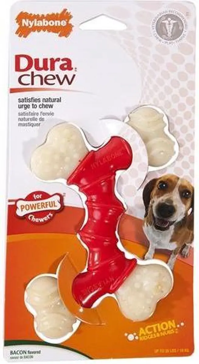 Nylabone Extreme Dubbel Kauwbot - XS - Multi