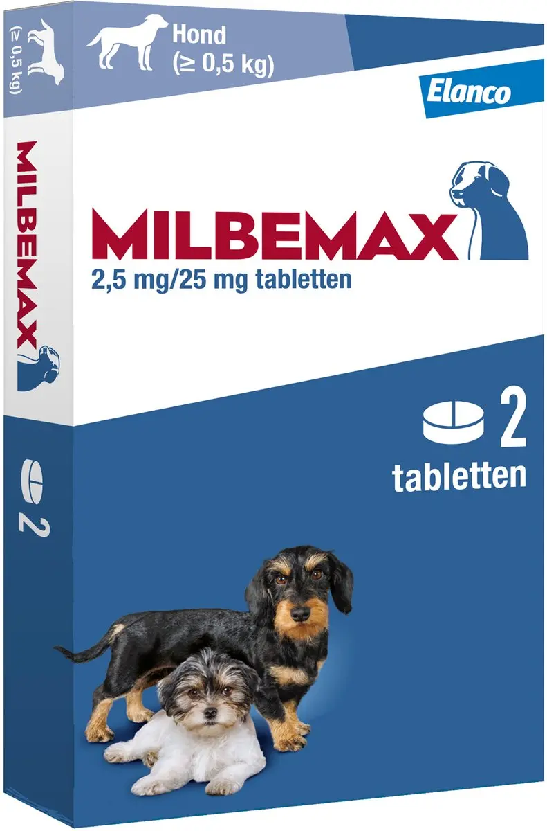 Milbemax Hond Ontwormingsmiddel Large 2 tabletten