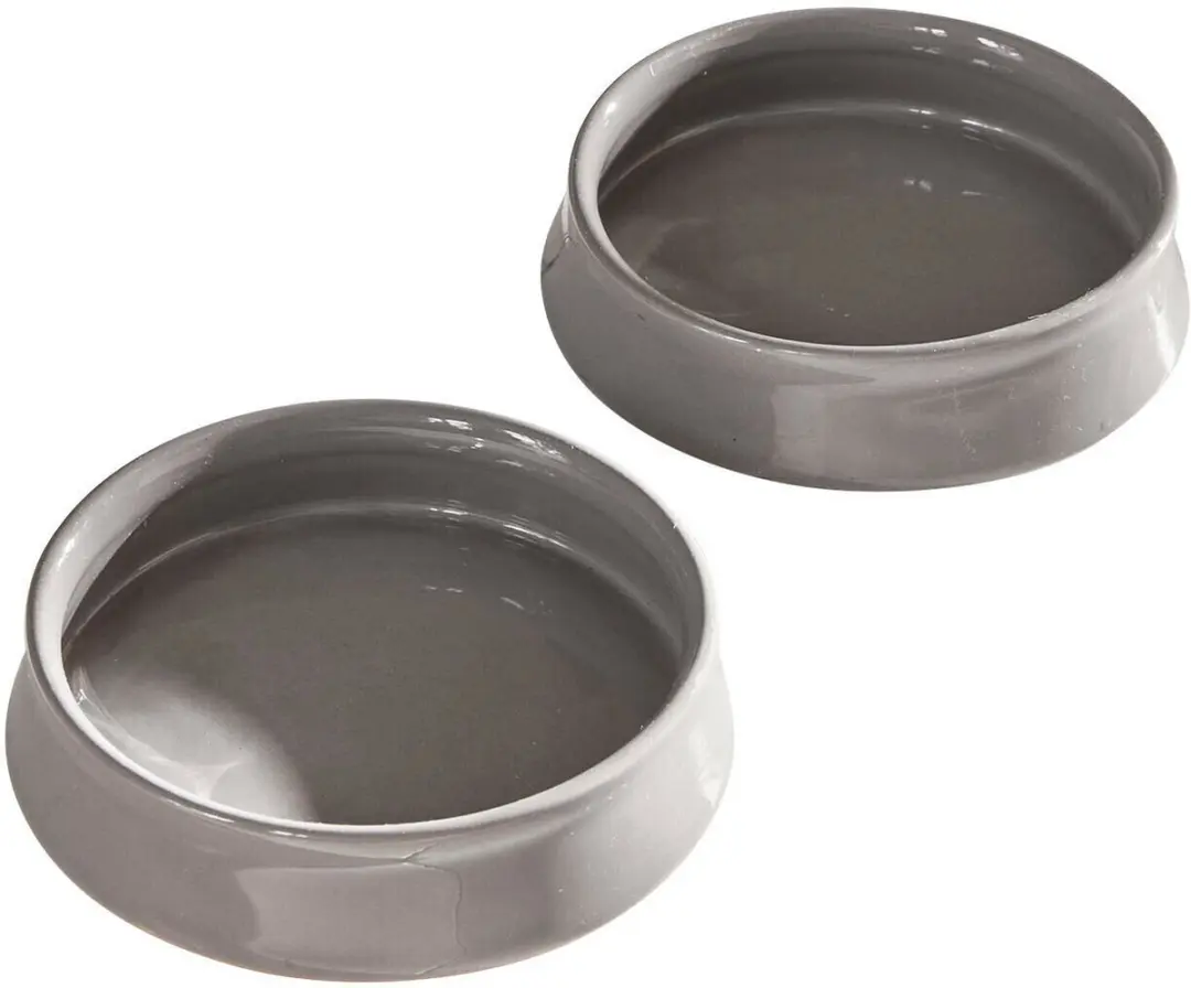 Loberon Voerbakjes Hapitos Lichtgrijs - 2 Stuks Ø13,5cm