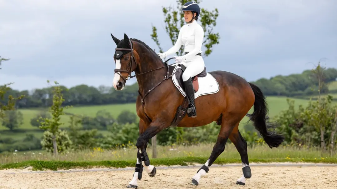 Lemieux Loire Square Close Contact Zadeldek Full - Wit - afbeelding 5 van 6