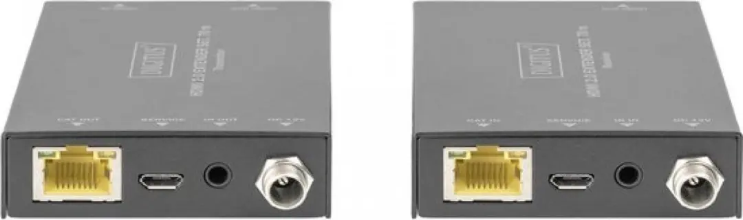 Digitus DS-55506 HDMI naar RJ45 Adapter - 4K UHD - Zwart