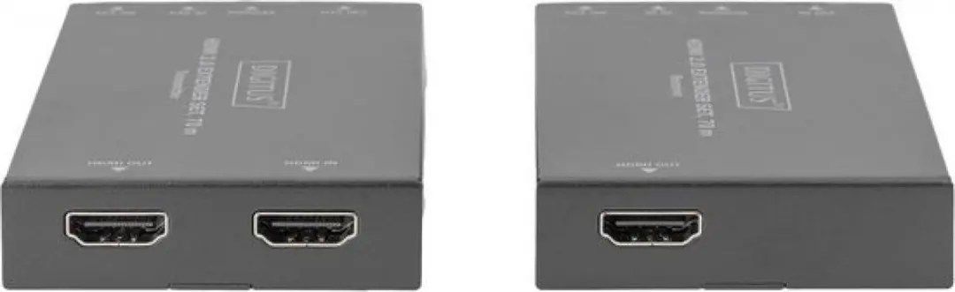 Digitus DS-55506 HDMI naar RJ45 Adapter - 4K UHD - Zwart