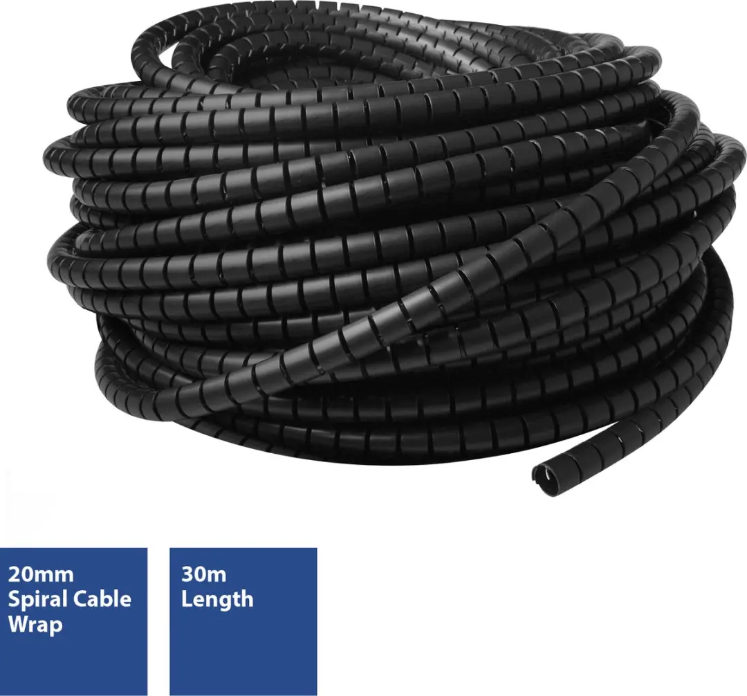 ACT 20mm Spiraalband CT4052 - 30m - Zwart