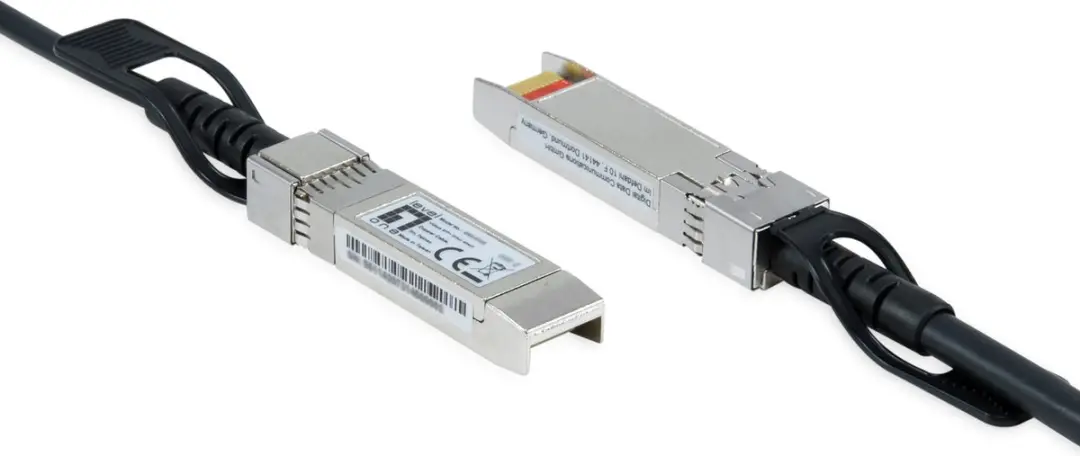 LevelOne DAC-0102 Glasvezel kabel 2 meter SFP+ Zwart