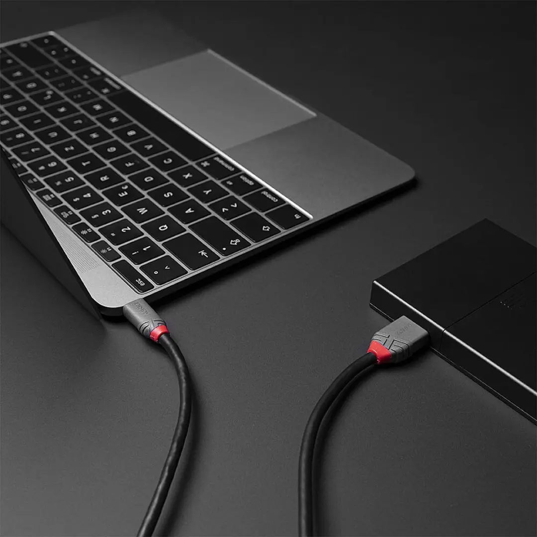 Lindy 36621 USB-C naar Micro-USB Kabel 1m - Zwart - afbeelding 5 van 5