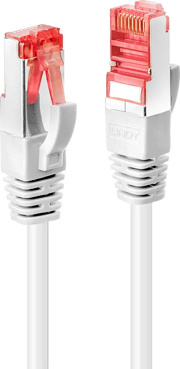 Lindy 47800 RJ45 Netwerkkabel CAT 6 S/FTP 20m - Wit