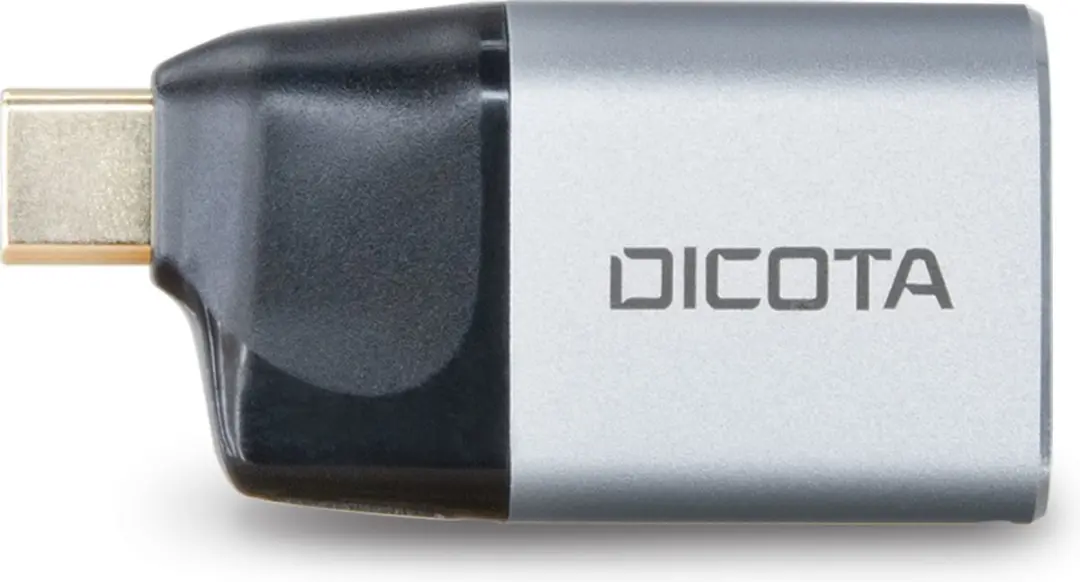 Dicota D32047 Mini DisplayPort naar USB-C Adapter - Zwart/Zilver - afbeelding 3 van 3