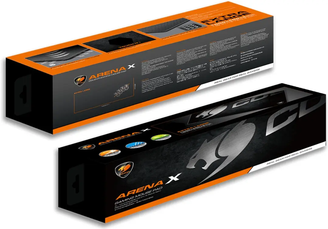 Cougar CGR-ARENA-X Game-muismat - Zwart