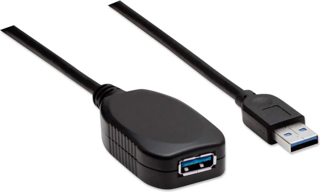 Manhattan 5m USB 3.0 Kabel - Zwart