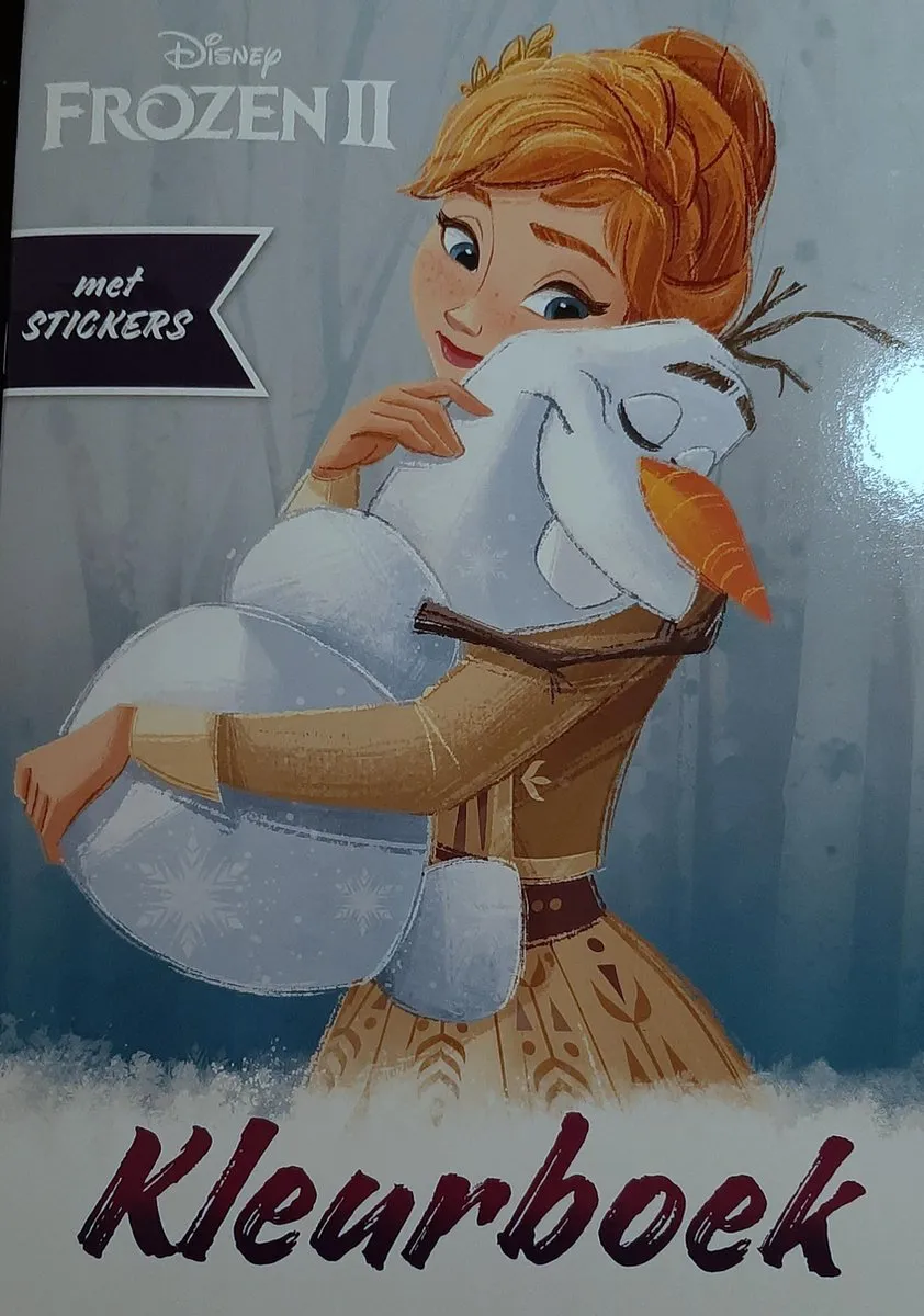 Disney Frozen II Kleurboek Elsa Anna Olaf