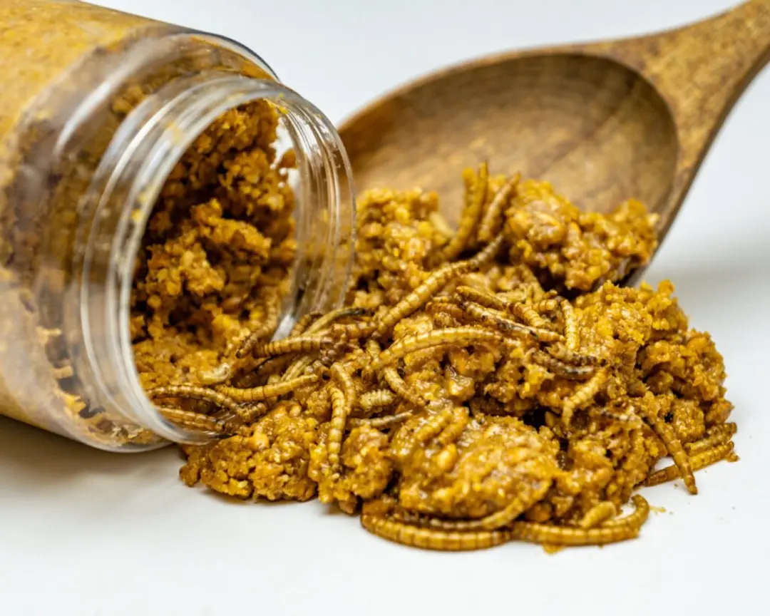 Famiflora Pindakaas voor Tuinvogels 350g - Met Meelwormen