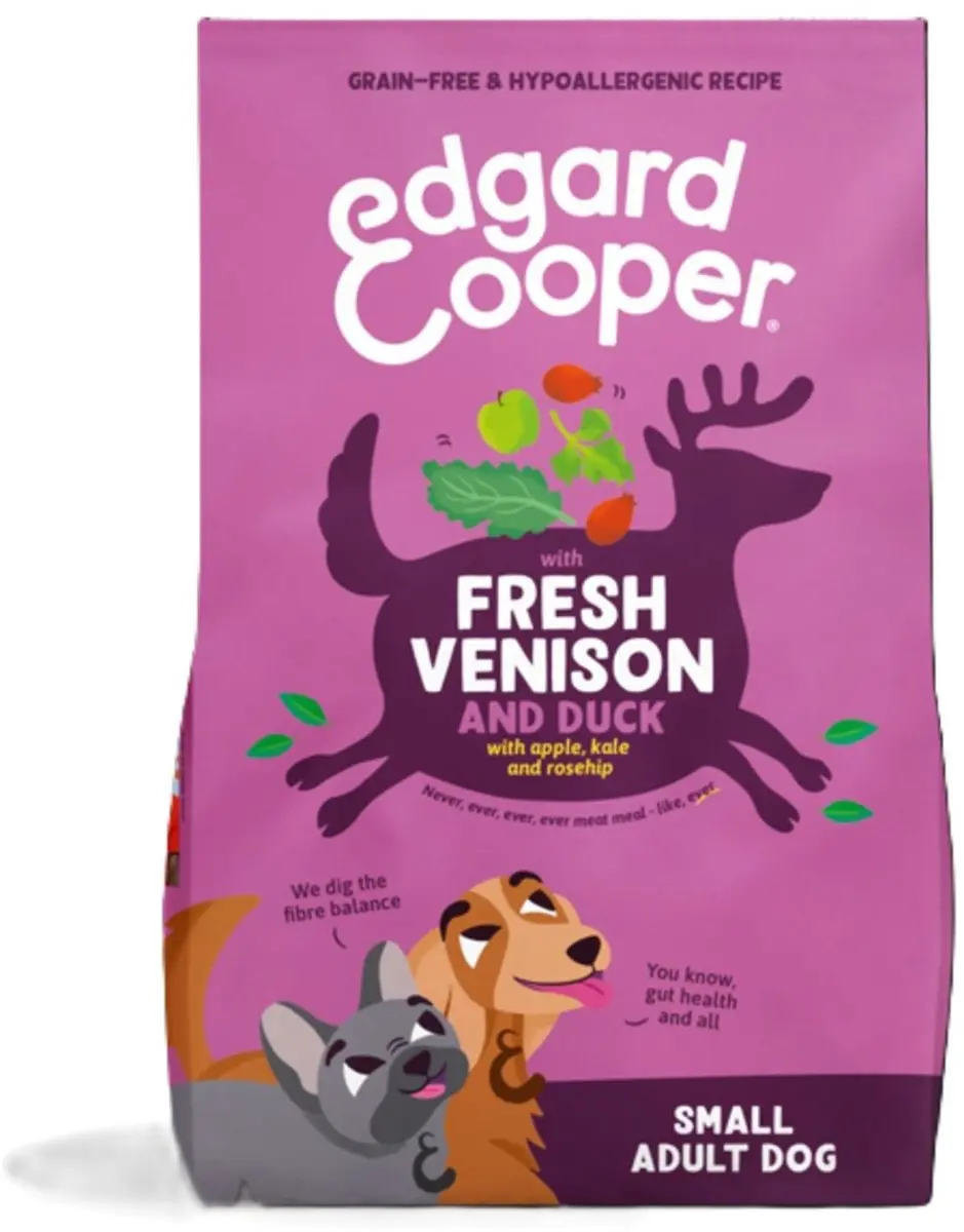 Edgard & Cooper Small Adult Hondenvoer Hert Eend 3kg