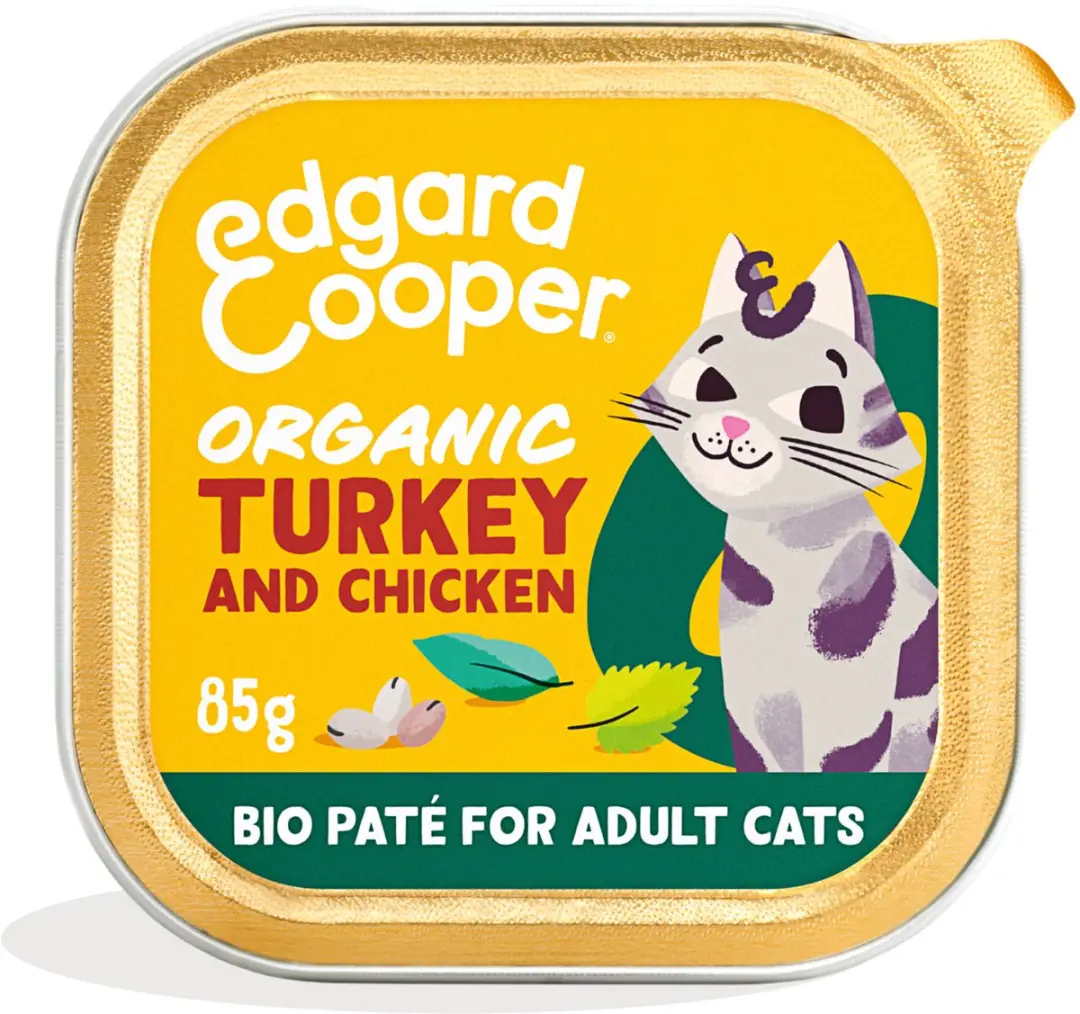 Edgard & Cooper Adult Paté Kalkoen Kattenvoer 85g