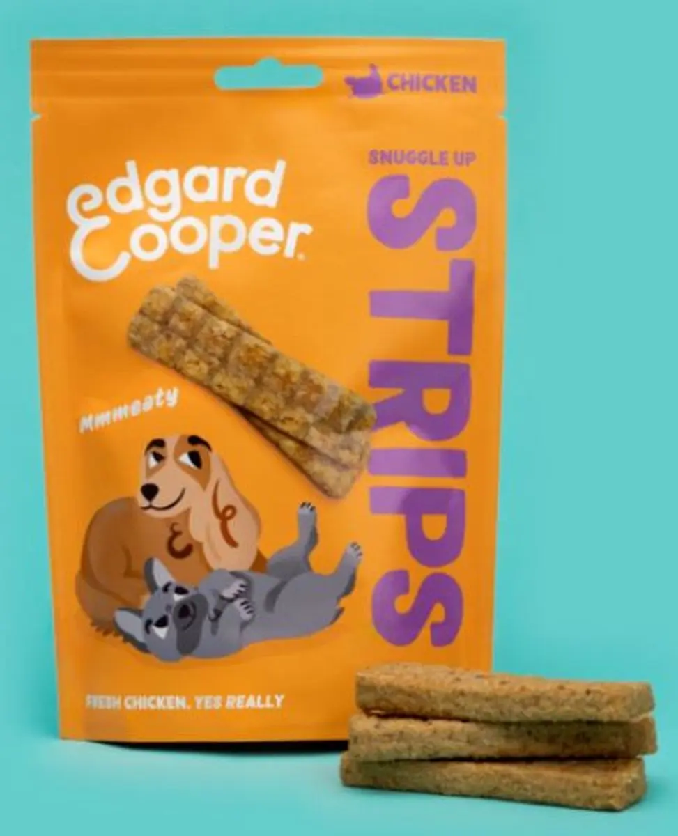 Edgard & Cooper Strips Hondensnacks Kip 75g