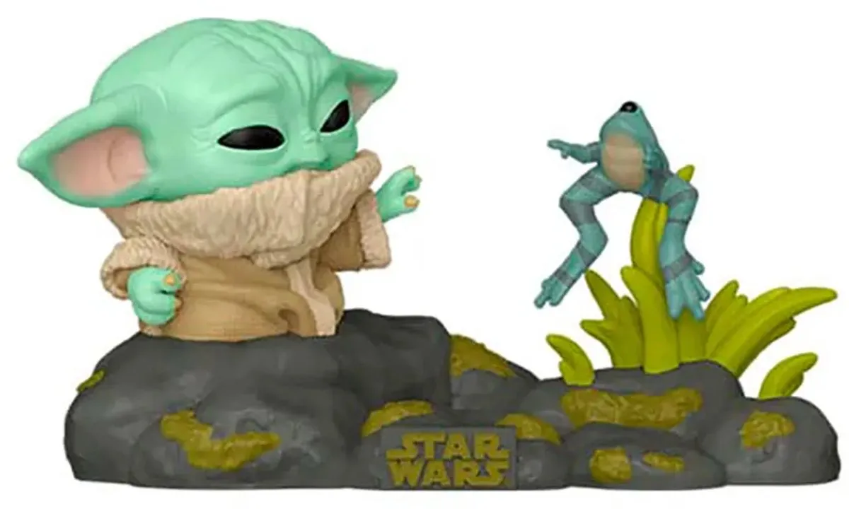 Funko Pop Deluxe Star Wars The Mandalorian Grogu met Kikker #720 - Multi
