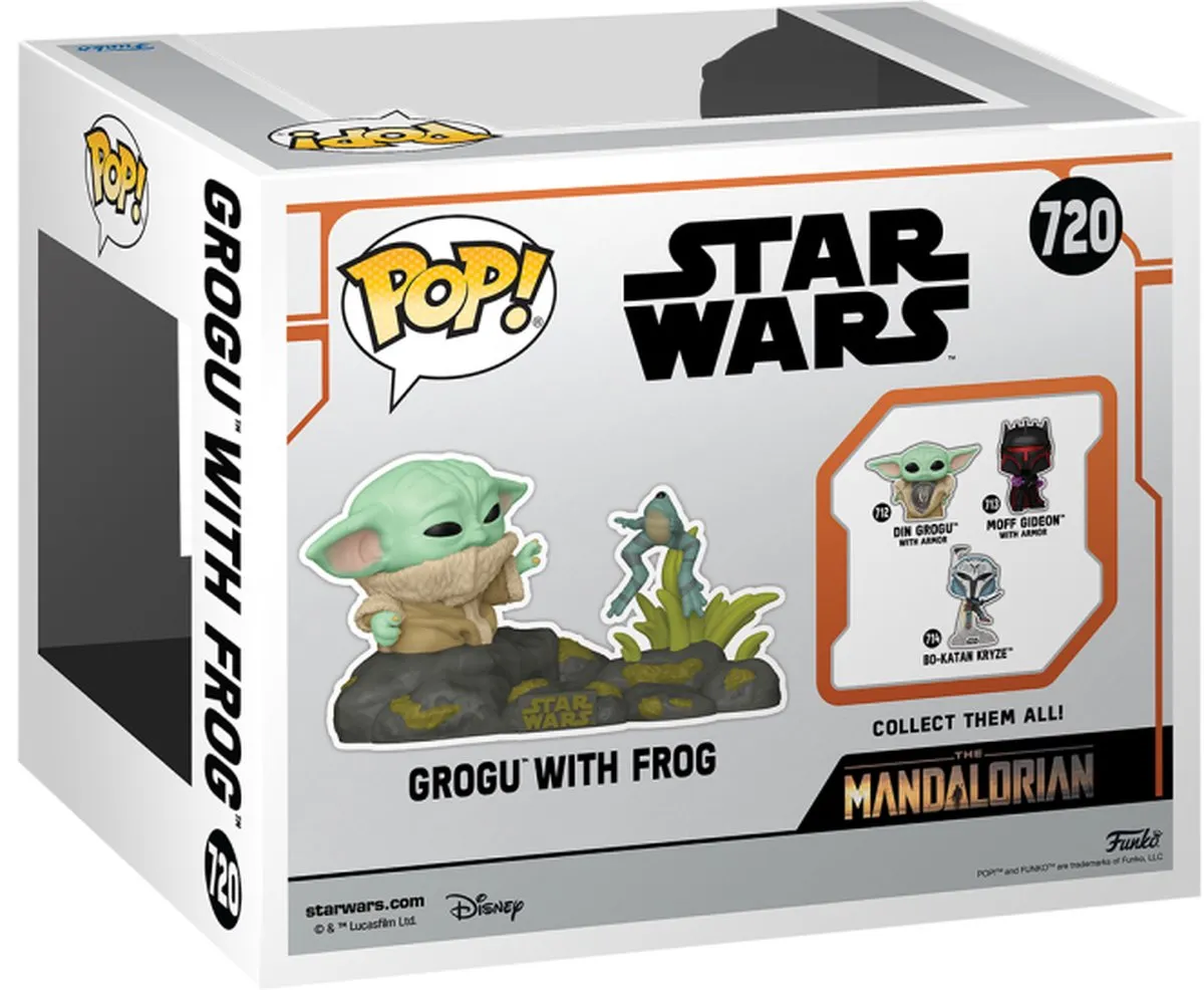 Funko Pop Deluxe Star Wars The Mandalorian Grogu met Kikker #720 - Multi