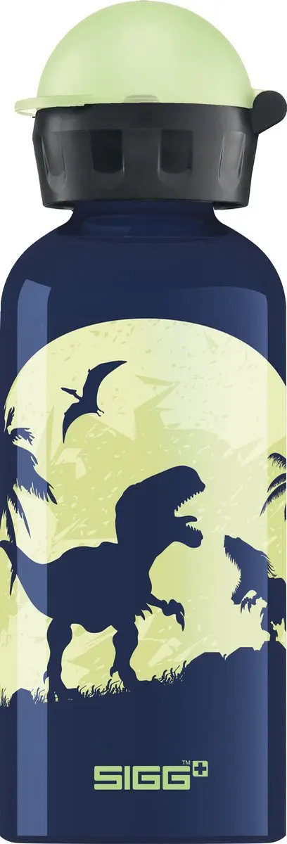 SIGG Glow Moon Dinos 0.4L donkerblauw/green