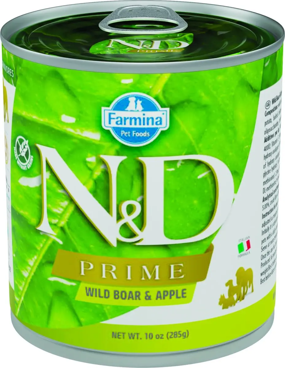 Natvoer Farmina Appel Wild zwijn 285 g