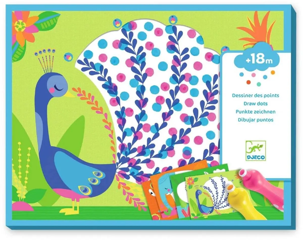 Djeco Creatieve Stippenkunstset