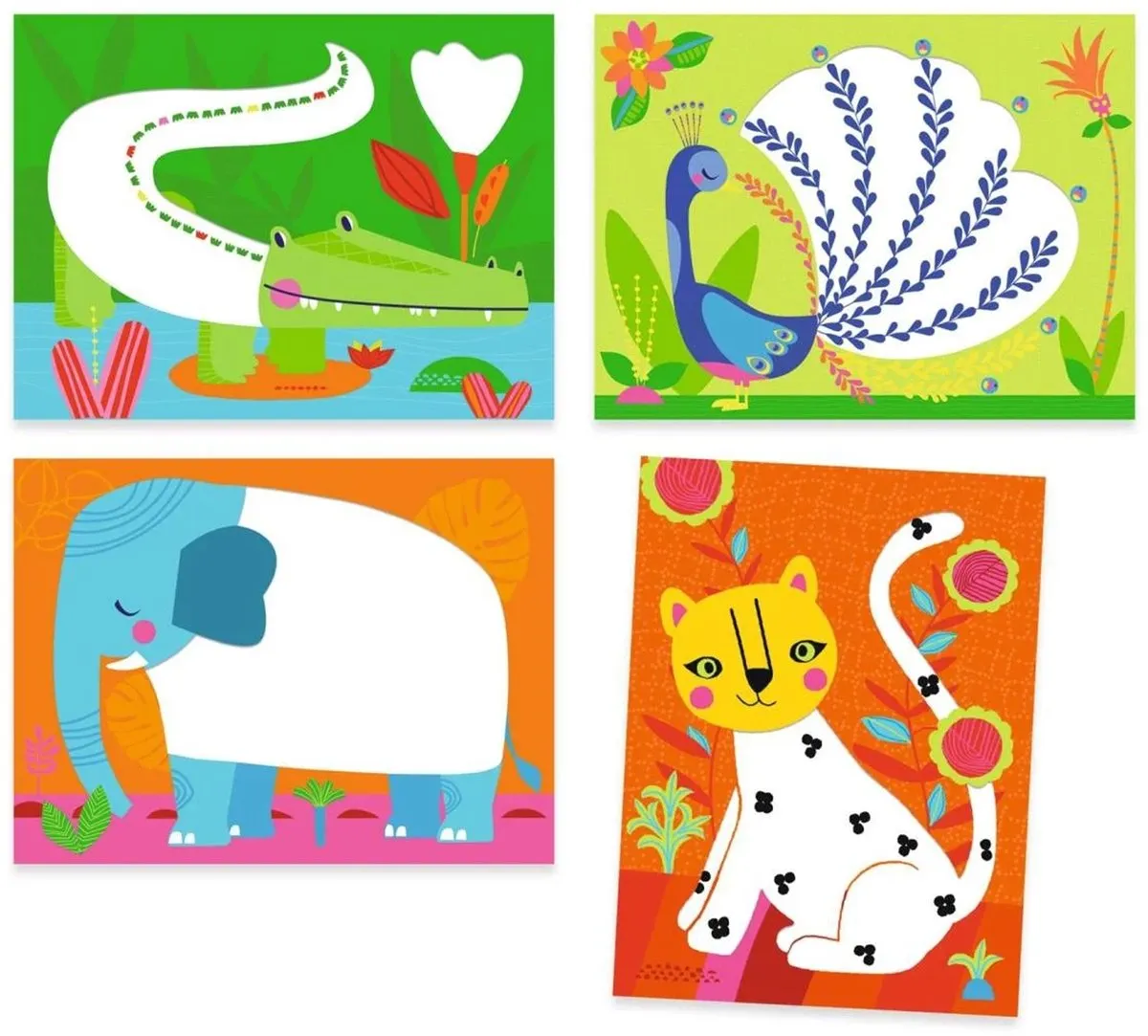 Djeco Creatieve Stippenkunstset - Multicolor