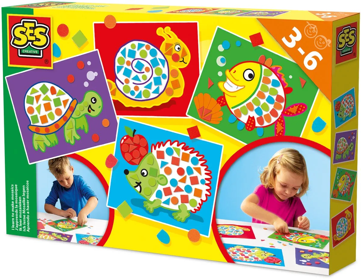 SES Creative Ik Leer Mozaïeken Mozaïekstickers