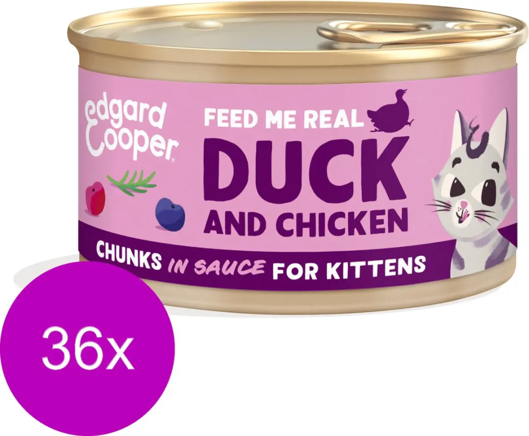 Edgard & Cooper Kitten Chunks 85 g