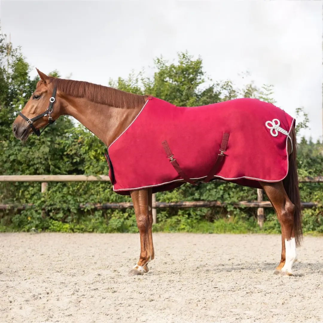 QHP Zweetdeken Ornament Donkerblauw 205 - afbeelding 6 van 6