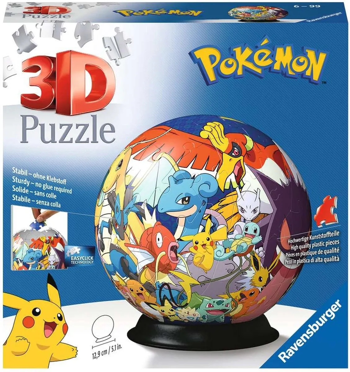 Ravensburger Pokémon 3D-puzzel 72 Stuks - Multicolor