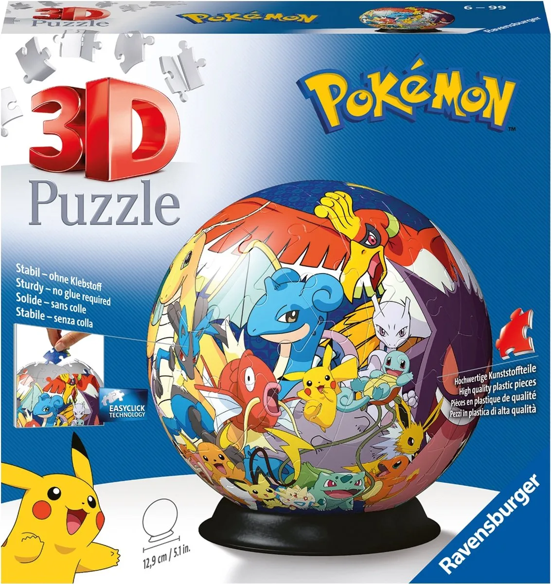 Ravensburger Pokémon 3D-puzzel 72 Stuks - Multicolor