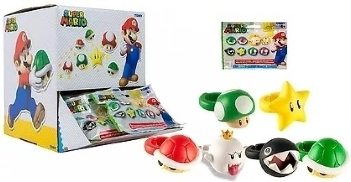 Tomy Super Mario Collectors Ring - Multicolor