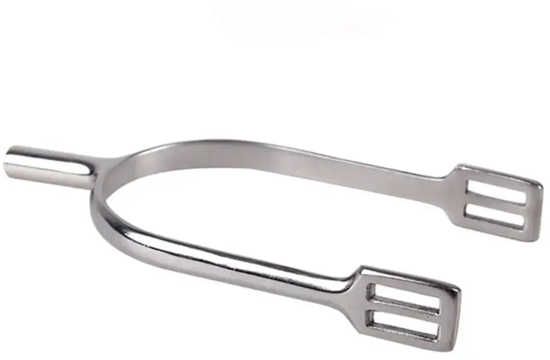 QHP Stompe Sporen RVS 20mm - Zilver