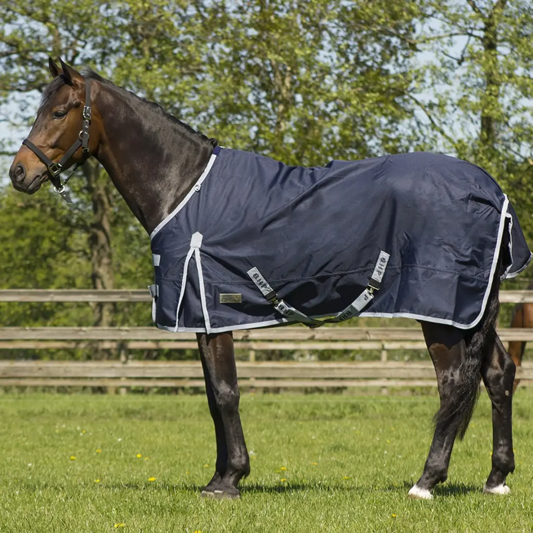 Qhp Deken Turnout Fleece 0gr Donkerblauw