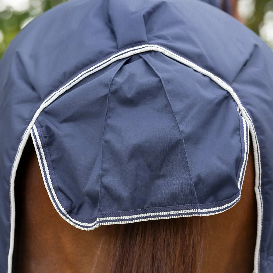 QHP Turnoutdeken Vaste Hals 300g - 205cm - Navy - afbeelding 6 van 6