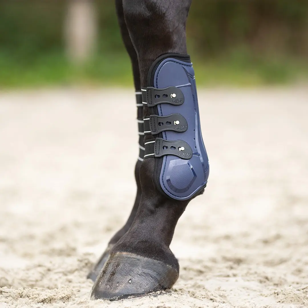 QHP Peesbeschermers Champion Navy Pony - 2 Stuks