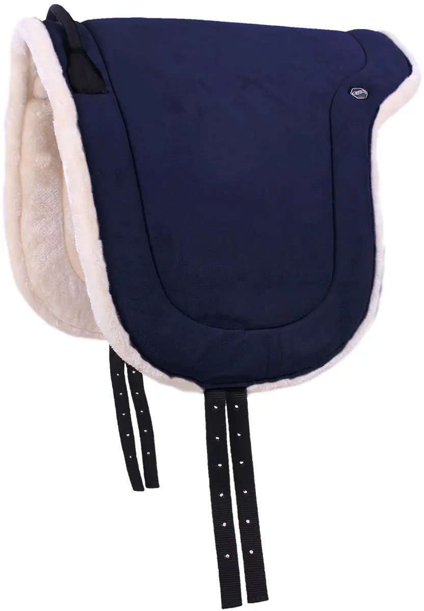 QHP Bareback Pad Shetlander 14 inch - Zwart
