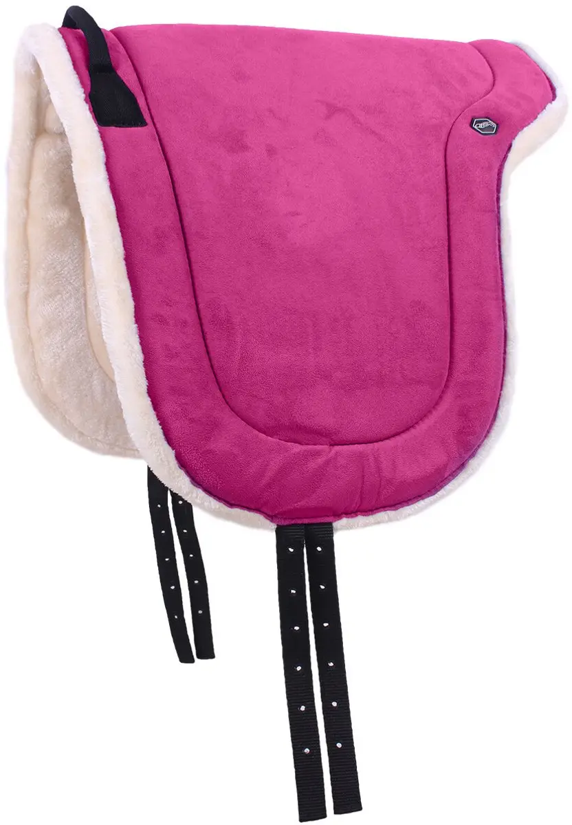 QHP Bareback Pad Shetlander 14 inch - Zwart - afbeelding 6 van 6