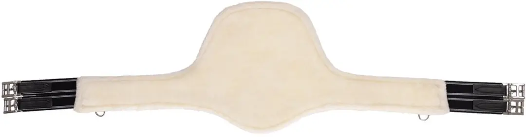 QHP Buikflapsingel met Afneembaar Bont - Zwart - afbeelding 4 van 6