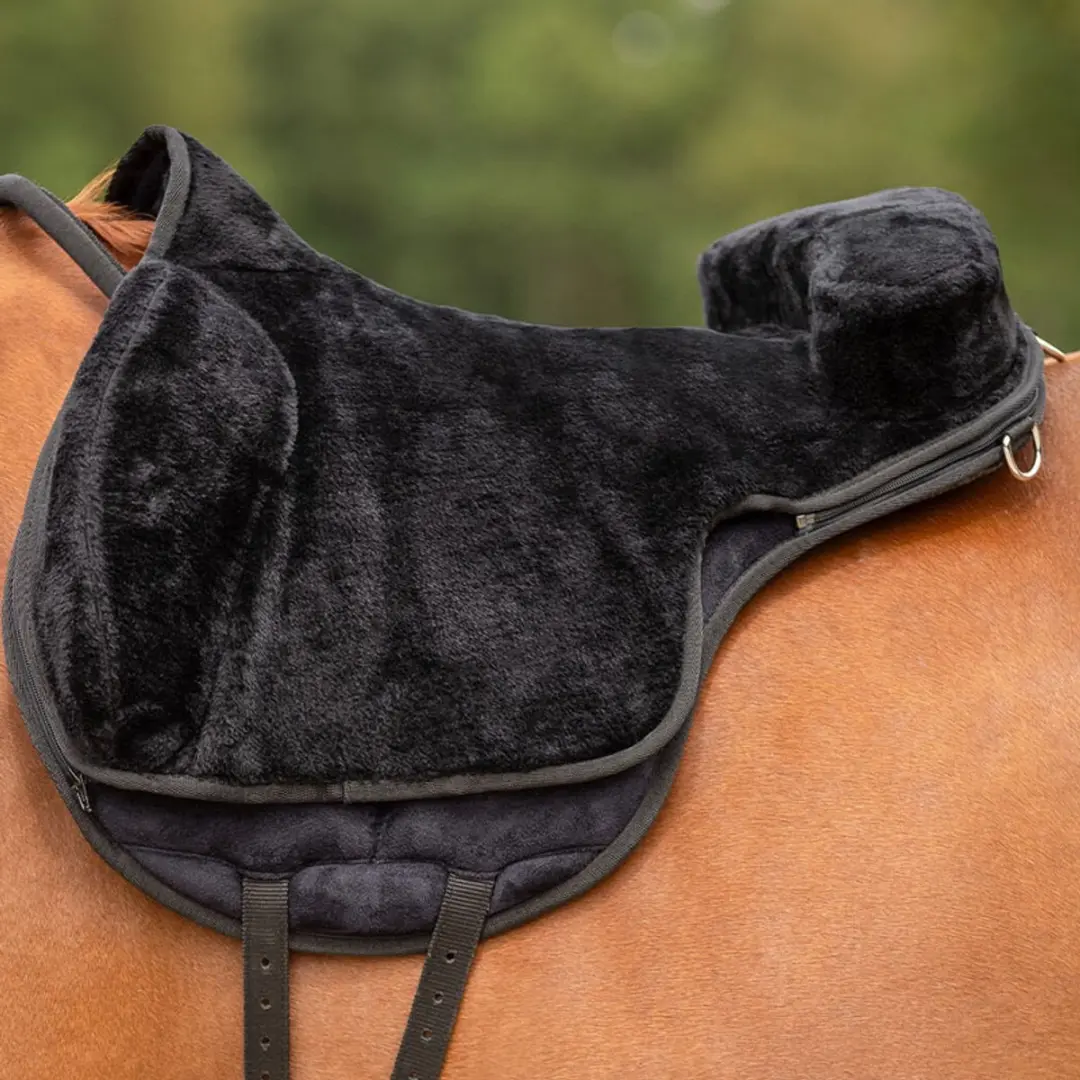 QHP Bareback Pad Super Soft - Full - Zwart