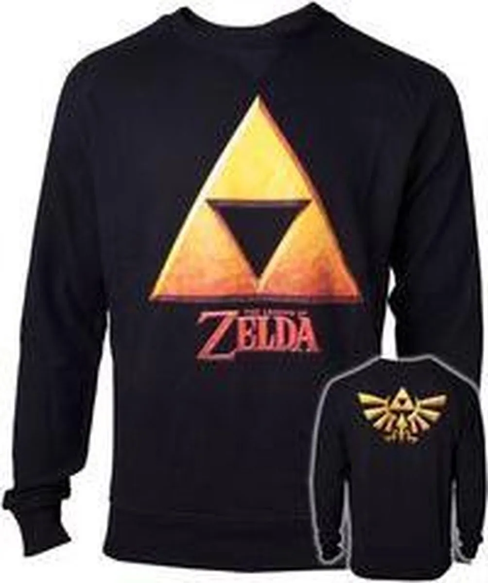 Nintendo Zelda Gold Triforce Crest Sweater - XL