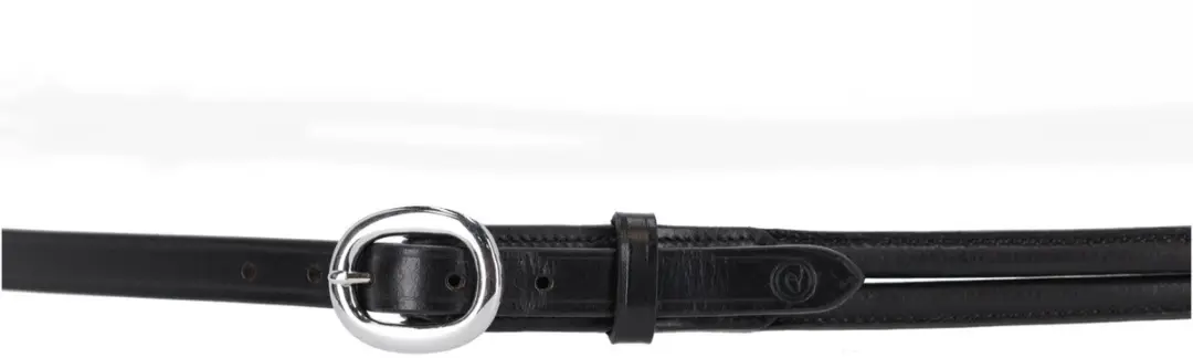 QHP Halstouw Leer Liberta Full - Zwart
