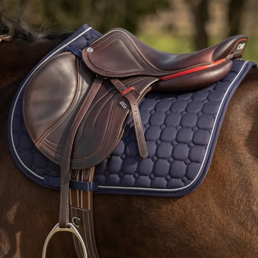 QHP Firenze Zadeldek - Pony - Donkerblauw - afbeelding 4 van 6